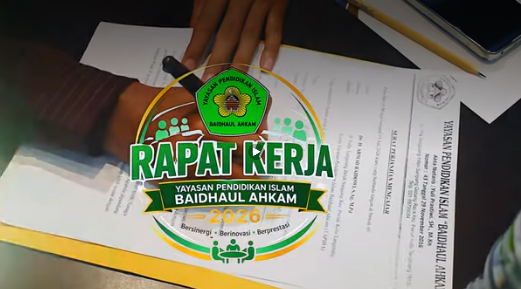 Rapat Awal Tahun Yayasan Pendidikan Islam Baidhaul Ahkam